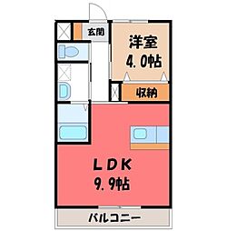 JR東北本線 岡本駅 徒歩4分