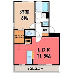 東武宇都宮線 南宇都宮駅 徒歩35分 3階/-