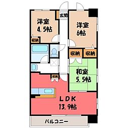 元今泉レジデンス 6階