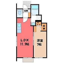東武日光線 新鹿沼駅 徒歩16分 1階/-