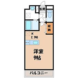 JR東北本線 雀宮駅 徒歩15分 1階/-