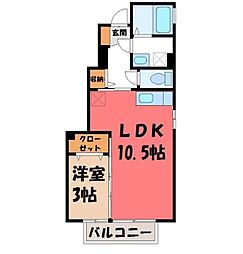 サニースクエア B 1階/-