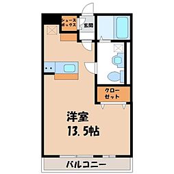 JR東北新幹線 宇都宮駅 徒歩7分 2階/-