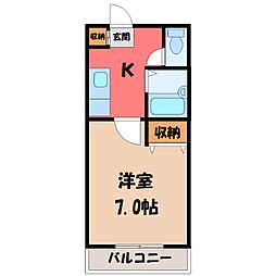 コーポ・フォーレスト清原 B棟 2階/-