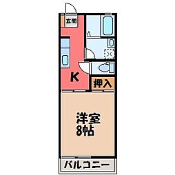 JR東北本線 雀宮駅 バス4分 ジェイコーうつのみや病院下車 徒歩3分 2階/-
