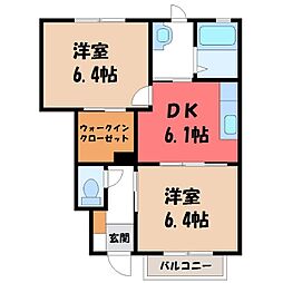 JR東北新幹線 宇都宮駅 バス31分 東高校前下車 徒歩7分 1階/-