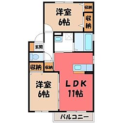 アバンサール C 2階