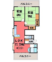 フォルトゥーナ清原台 3階/-