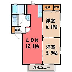 東武宇都宮線 東武宇都宮駅 6.5km