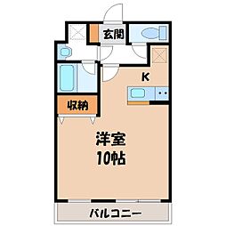 JR東北本線 雀宮駅 徒歩6分 3階/-