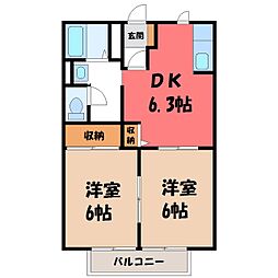 東武宇都宮線 東武宇都宮駅 バス19分 篠井ニュータウン下車 徒歩9分