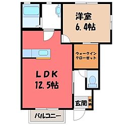 JR東北本線 宇都宮駅 バス6分 宇商高前下車 徒歩3分 1階/-