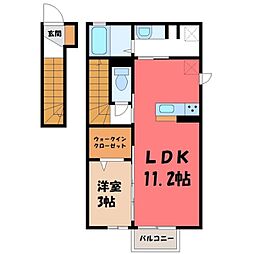 JR東北本線 宇都宮駅 バス19分 豊郷南小前下車 徒歩4分 2階/-