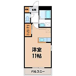 JR東北本線 雀宮駅 4.7km