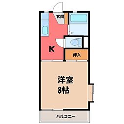 JR東北本線 宇都宮駅 バス19分 ゆたか団地下車 徒歩3分