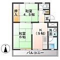 ビレッジハウス八幡2号棟5階3.7万円