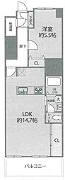 間取図画像 1LDK