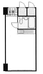 新大阪コーポビアネーズ ワンルームの間取図画像