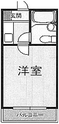 ホーユウコンフォルト塚本 1Kの間取図画像