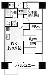 間取図画像 2DK