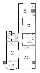 間取図画像 3LDK
