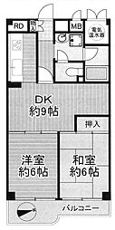 間取図画像 2DK