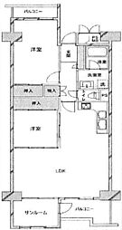 間取図画像 2SLDK