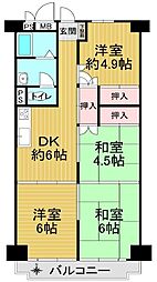 間取図画像 4DK