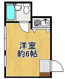 ダイドーメゾン本町 ワンルームの間取図画像