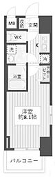 レオンコンフォート本町東 1Kの間取図画像