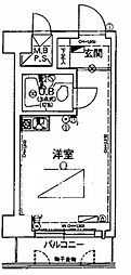 ライオンズマンション日本橋 ワンルームの間取図画像