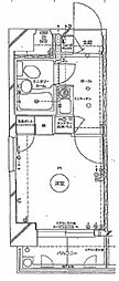 トーカン東淀川キャステール 1Kの間取図画像