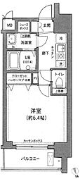 ジアコスモ大阪イーストゲート 1Kの間取図画像