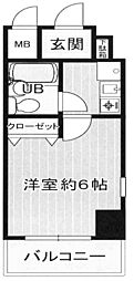 間取図画像 1K