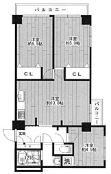 間取図画像 3LDK