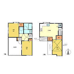都営大江戸線 光が丘駅 徒歩21分の賃貸一戸建て 1階3DKの間取り