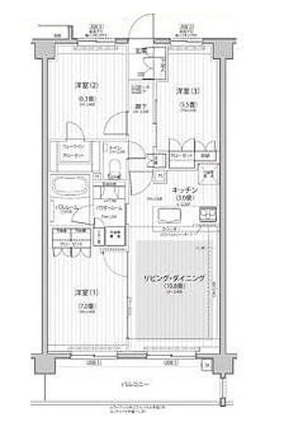 同じ建物の物件間取り写真 - ID:213099682346