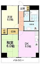 エクリーンミタカI 506 ｜ 東京都三鷹市野崎1丁目14-4（賃貸マンション2DK・5階・47.55㎡） その2