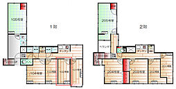 東京メトロ丸ノ内線 茗荷谷駅 徒歩5分の賃貸アパート 1階ワンルームの間取り