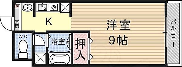 メルベーユ伊勢 ｜滋賀県守山市伊勢町(賃貸マンション1K・1階・27.00㎡)の写真 その2