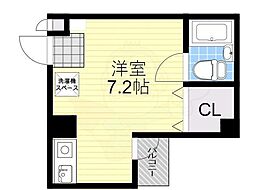 ドエルコトブキ ワンルームの間取図画像