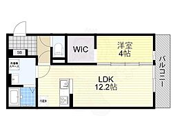 BRANSIA(ブランシア)目川 1LDKの間取図画像