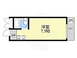 Parkレジデンス笠山 ワンルームの間取図画像