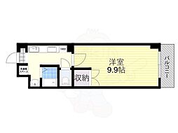 アートプラザ・ユー 1Kの間取図画像