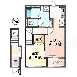 フリージア 1LDKの間取図画像
