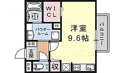 シャルマントリシティ3 ワンルームの間取図画像