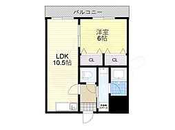 ポレールさかえ 1LDKの間取図画像
