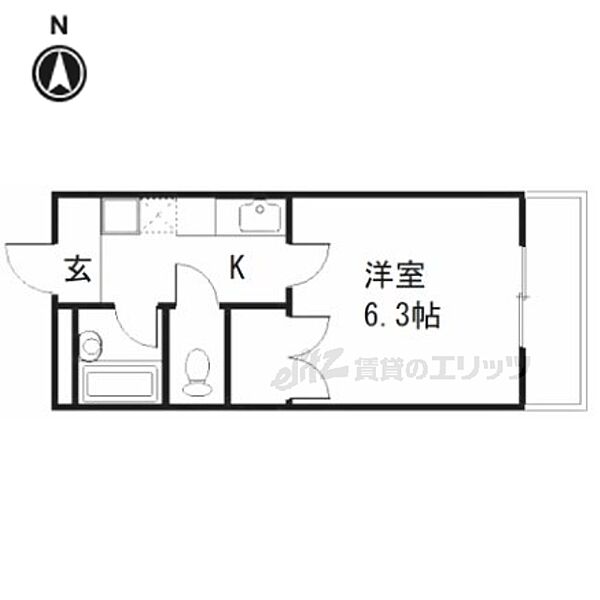 京都府京都市伏見区肥後町(賃貸マンション1K・1階・20.79㎡)の写真 その2