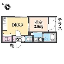 京都府京都市伏見区納所南城堀（賃貸アパート1DK・1階・26.10㎡） その2