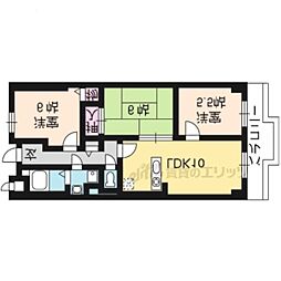 ラポート小林 3LDKの間取図画像